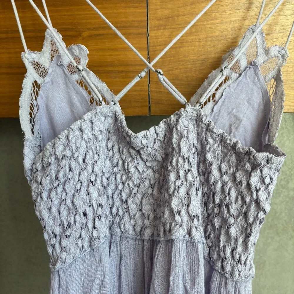 Free People Adella Slip Dress Cloudy Lavender, Size S/P - Picture 12 of 13